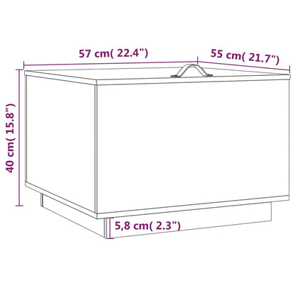 vidaXL Boîtes de rangement avec couvercles 3 pcs Marron Pin massif