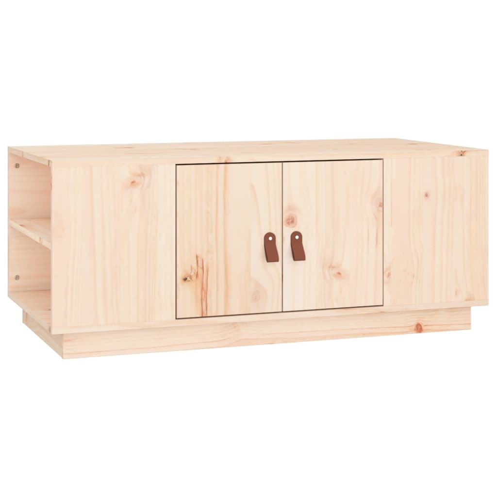 vidaXL Couchtisch 100x50x41 cm Massivholz Kiefer