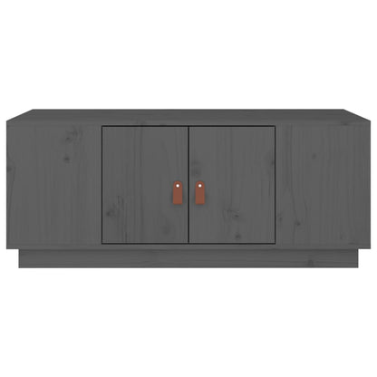 Couchtisch Grau 100x50x41 cm Massivholz Kiefer