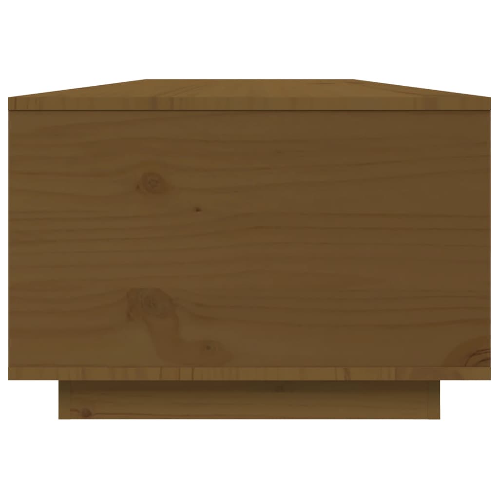 vidaXL Couchtisch Honigbraun 80x50x35,5 cm Massivholz Kiefer