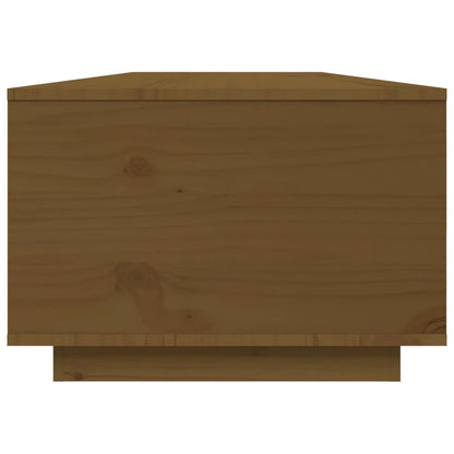 vidaXL Couchtisch Honigbraun 80x50x35,5 cm Massivholz Kiefer