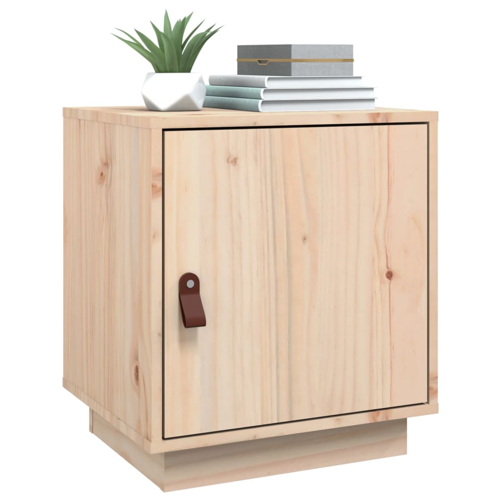 vidaXL Nachttisch 40x34x45 cm Massivholz Kiefer