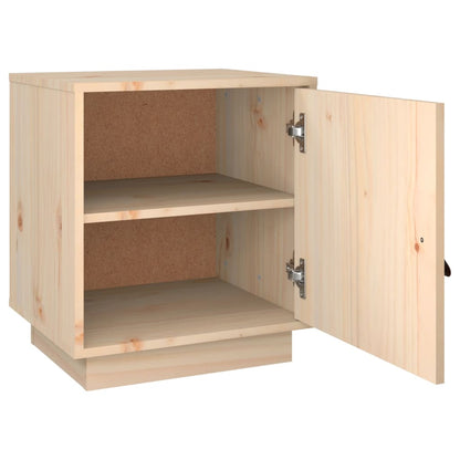 vidaXL Nachttisch 40x34x45 cm Massivholz Kiefer