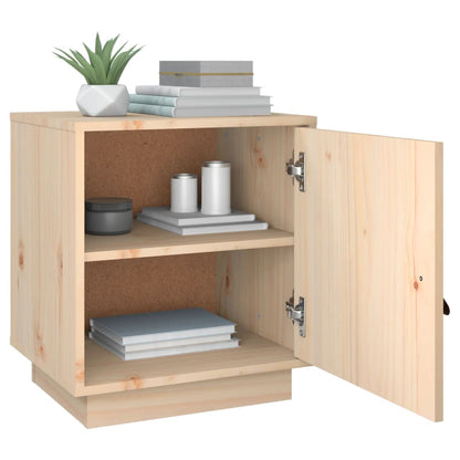 vidaXL Tables de chevet 2 pcs 40x34x45 cm Bois de pin massif