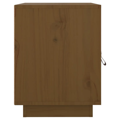 vidaXL Tables de chevet 2 pcs Marron miel 40x34x45 cm Bois de pin massif