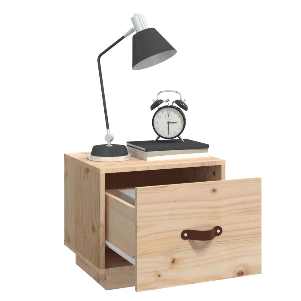 vidaXL Tables de chevet 2 pcs 40x34x35 cm Pin massif