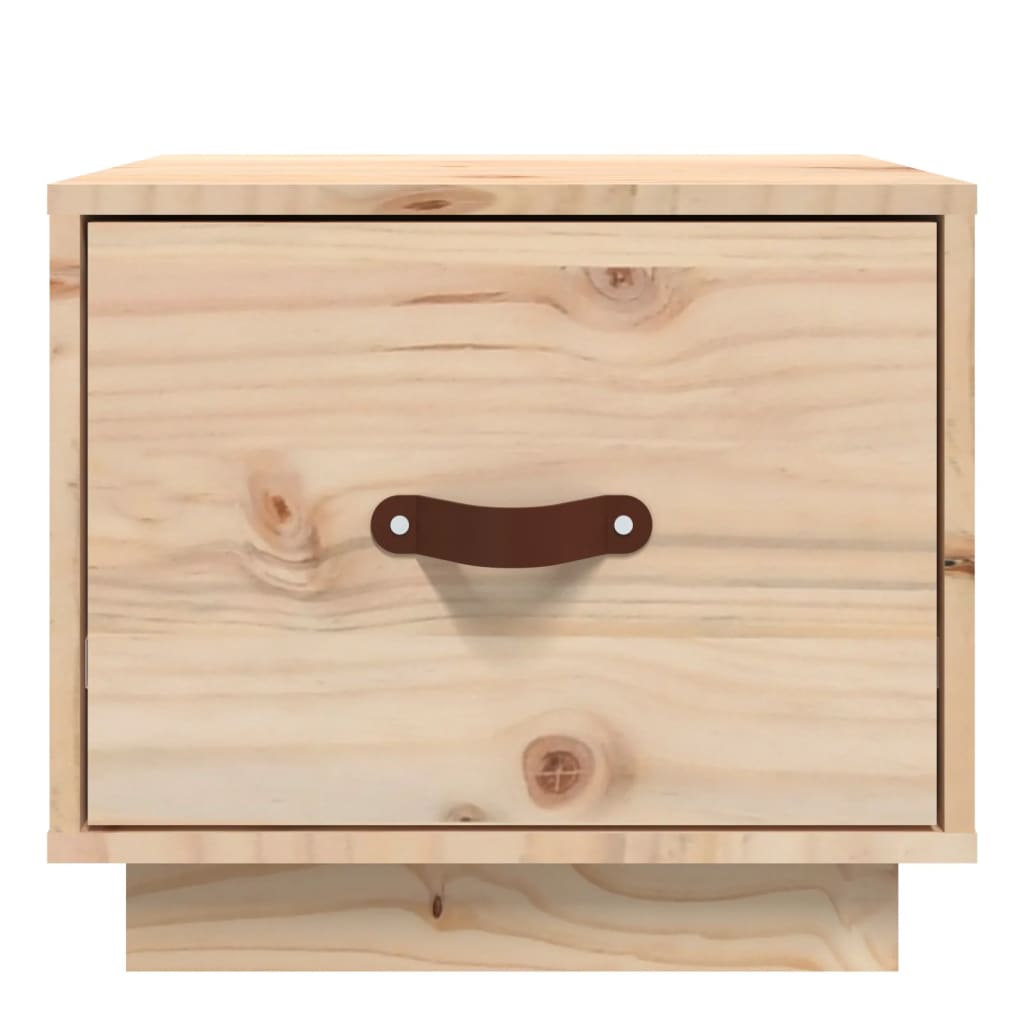 vidaXL Tables de chevet 2 pcs 40x34x35 cm Pin massif