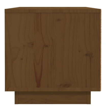 vidaXL Nachttische 2 Stk. Honigbraun 40x34x35 cm Massivholz Kiefer