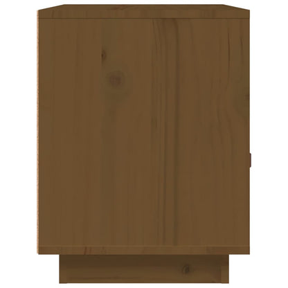 vidaXL Nachttische 2 Stk. Honigbraun 40x34x45 cm Massivholz Kiefer