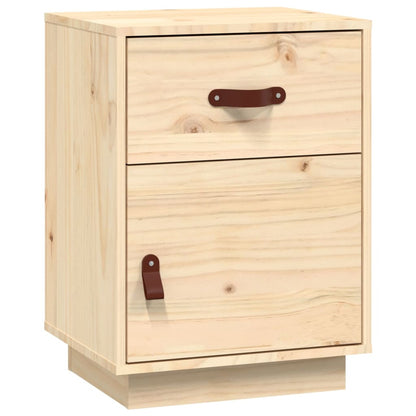 vidaXL Nachttische 2 Stk. 40x34x35 cm Massivholz Kiefer