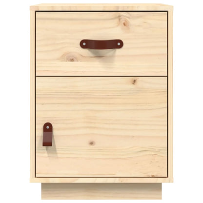 vidaXL Nachttische 2 Stk. 40x34x35 cm Massivholz Kiefer