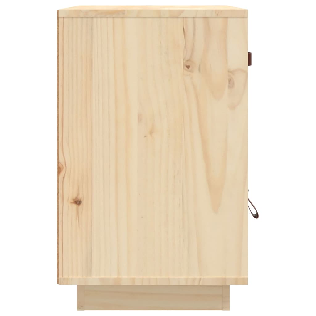 vidaXL Nachttische 2 Stk. 40x34x35 cm Massivholz Kiefer