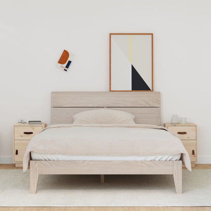 vidaXL Nachttische 2 Stk. 40x34x35 cm Massivholz Kiefer
