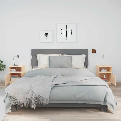vidaXL Nachttische 2 Stk. 40x34x55 cm Massivholz Kiefer