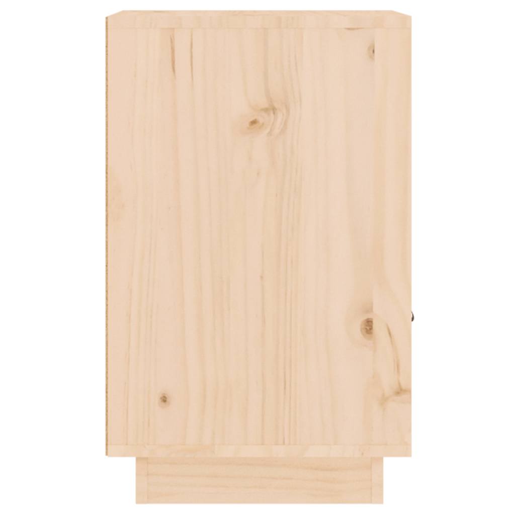 vidaXL Nachttische 2 Stk. 40x34x55 cm Massivholz Kiefer
