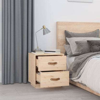 vidaXL Nachttische 2 Stk. 40x34x45 cm Massivholz Kiefer