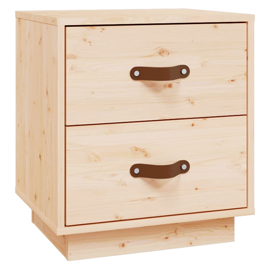vidaXL Nachttische 2 Stk. 40x34x45 cm Massivholz Kiefer