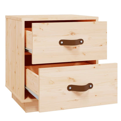 vidaXL Nachttische 2 Stk. 40x34x45 cm Massivholz Kiefer