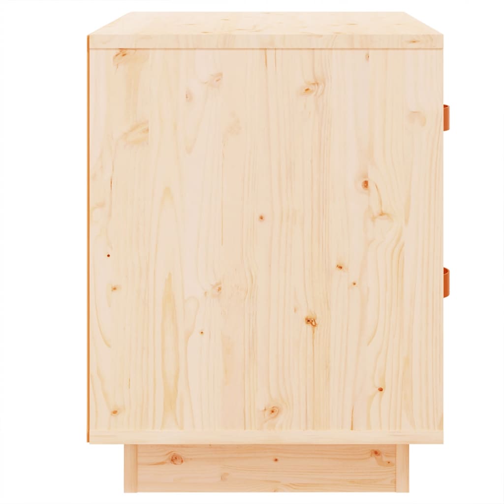 vidaXL Nachttische 2 Stk. 40x34x45 cm Massivholz Kiefer