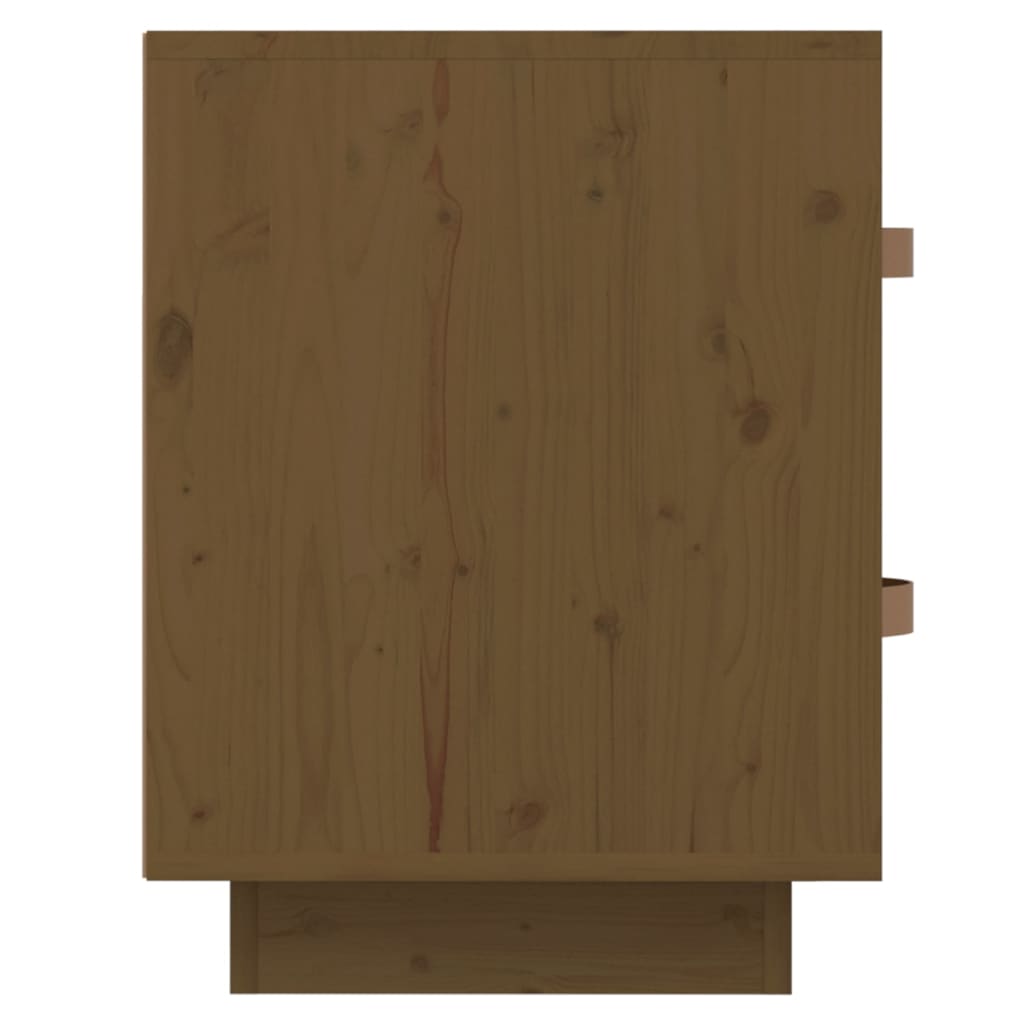 vidaXL Nachttisch Honigbraun 40x34x45 cm Massivholz Kiefer