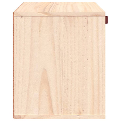 vidaXL Wandschrank 40x30x35 cm Massivholz Kiefer