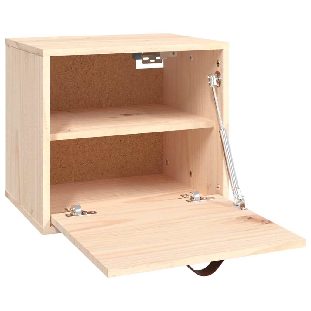 vidaXL Wandschrank 40x30x35 cm Massivholz Kiefer