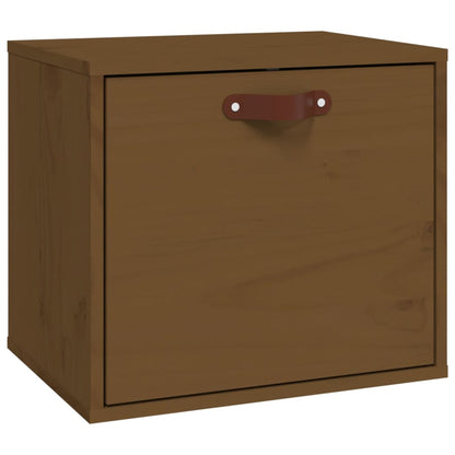 vidaXL Wandschrank Honigbraun 40x30x35 cm Massivholz Kiefer