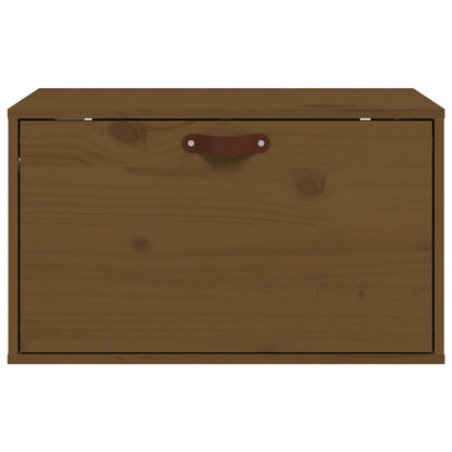 vidaXL Wandschrank Honigbraun 60x30x35 cm Massivholz Kiefer