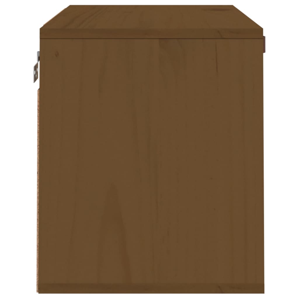 vidaXL Wandschrank Honigbraun 60x30x35 cm Massivholz Kiefer