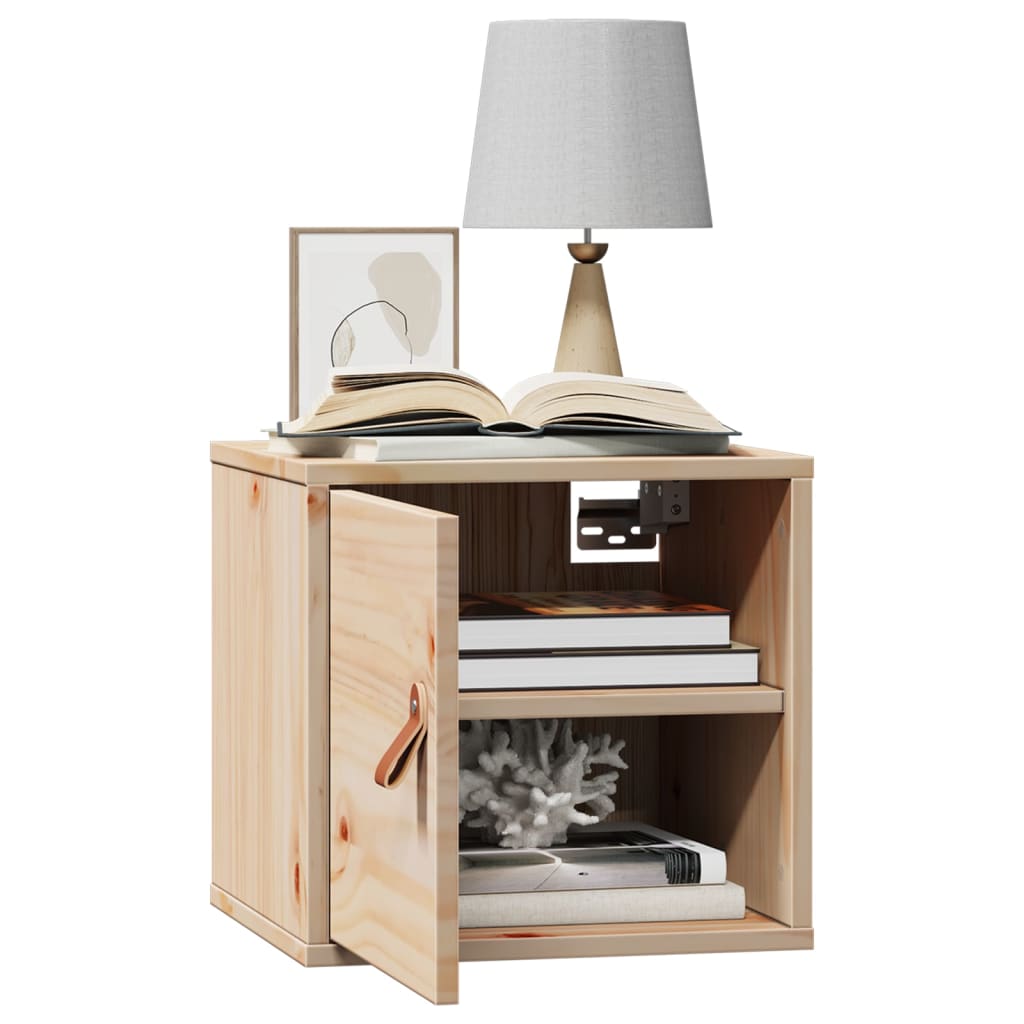 vidaXL Wandschrank 31,5x30x30 cm Massivholz Kiefer
