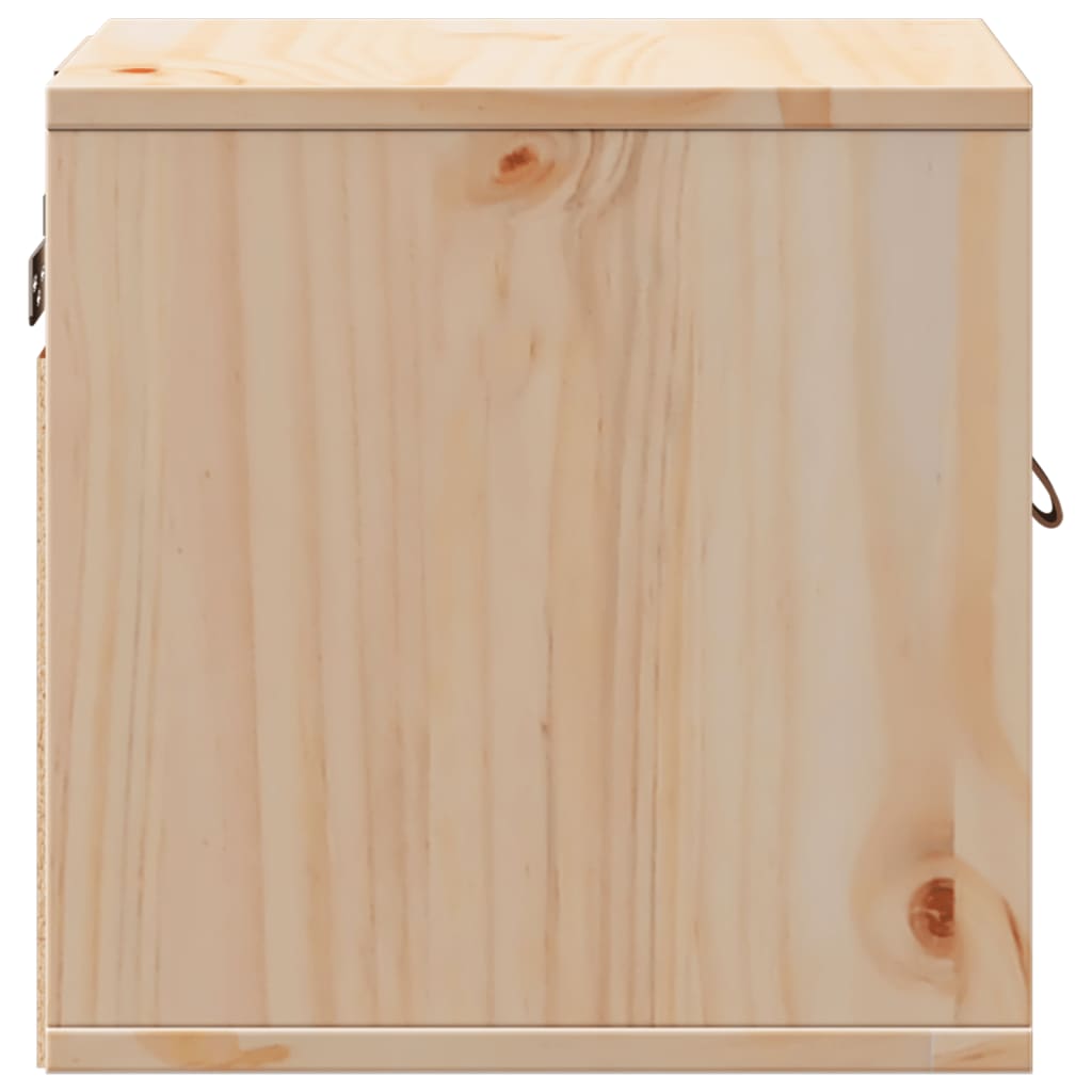 vidaXL Wandschränke 2 Stk. 31,5x30x30 cm Massivholz Kiefer