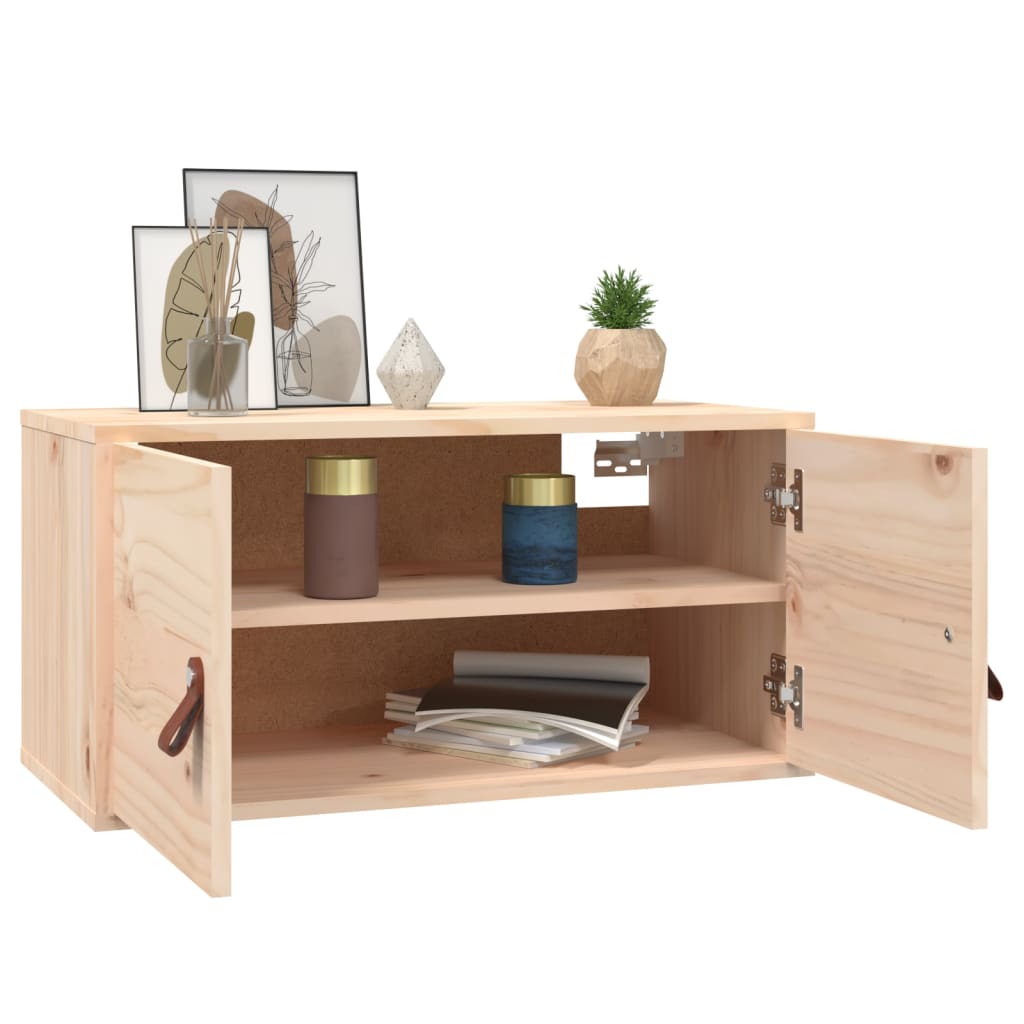vidaXL Armoire murale 60x30x30 cm Bois de pin massif