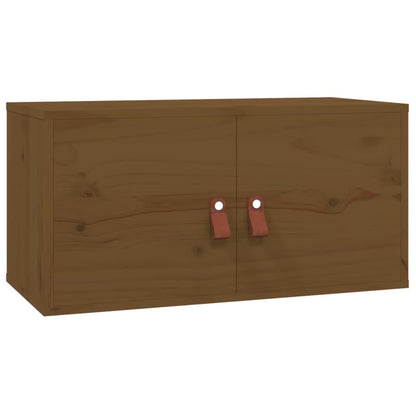 vidaXL Wandschrank Honigbraun 60x30x30 cm Massivholz Kiefer