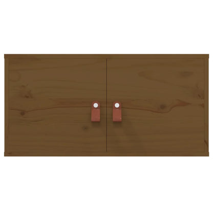 vidaXL Wandschrank Honigbraun 60x30x30 cm Massivholz Kiefer