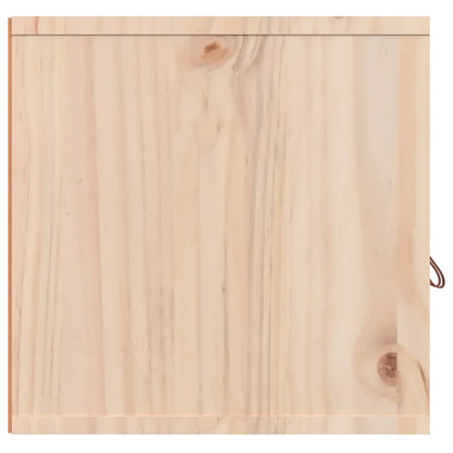 vidaXL Wandschrank 80x30x30 cm Massivholz Kiefer