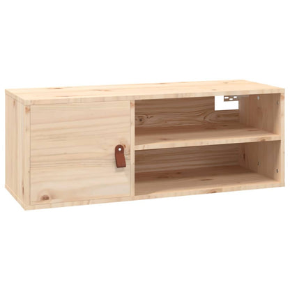 vidaXL Wandschränke 2 Stk. 80x30x30 cm Massivholz Kiefer