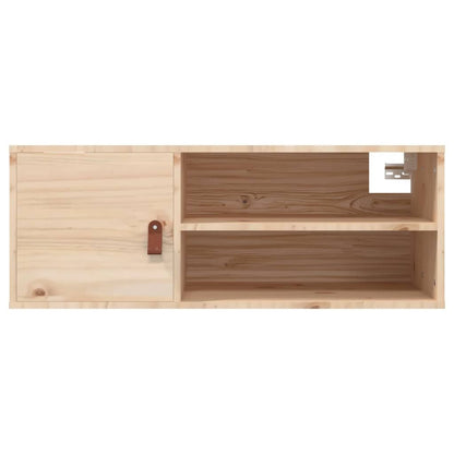 vidaXL Wandschränke 2 Stk. 80x30x30 cm Massivholz Kiefer