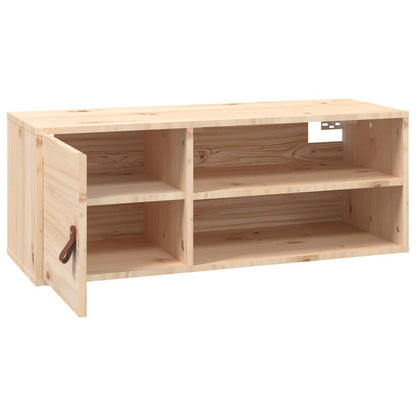 vidaXL Wandschränke 2 Stk. 80x30x30 cm Massivholz Kiefer