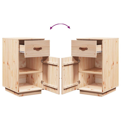 vidaXL Schreibtisch-Schrank 40x50x75 cm Massivholz Kiefer