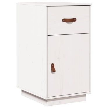 vidaXL Schreibtisch-Schrank Weiß 40x50x75 cm Massivholz Kiefer