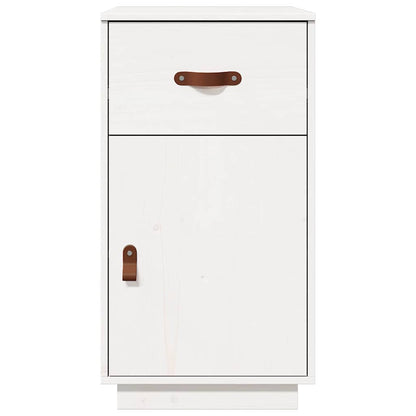 vidaXL Schreibtisch-Schrank Weiß 40x50x75 cm Massivholz Kiefer