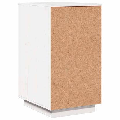 vidaXL Schreibtisch-Schrank Weiß 40x50x75 cm Massivholz Kiefer