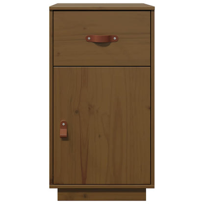 vidaXL Schreibtisch-Schrank Honigbraun 40x50x75 cm Massivholz Kiefer