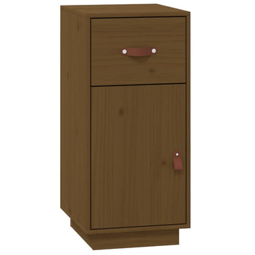 vidaXL Bahut Marron miel 34x40x75 cm Bois de pin massif