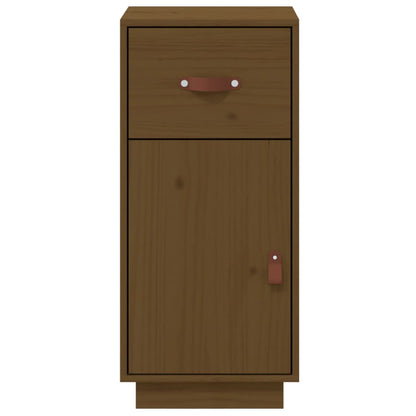 vidaXL Bahut Marron miel 34x40x75 cm Bois de pin massif