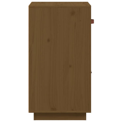 vidaXL Bahut Marron miel 34x40x75 cm Bois de pin massif
