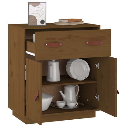 vidaXL Sideboard Honigbraun 65,5x40x75 cm Massivholz Kiefer