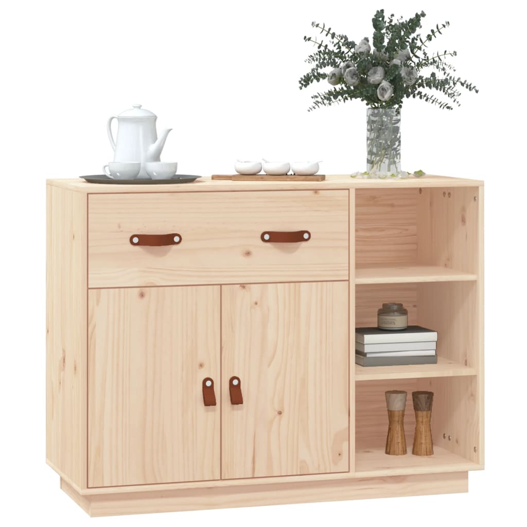 vidaXL Buffet 98,5x40x75 cm Bois de pin massif