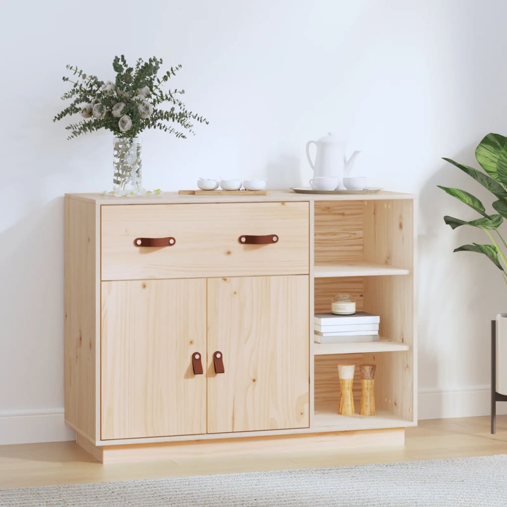 vidaXL Buffet 98,5x40x75 cm Bois de pin massif
