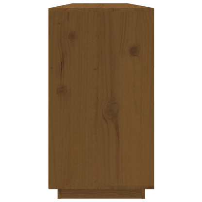 vidaXL Bahut marron miel 100x40x75 cm Bois de pin massif